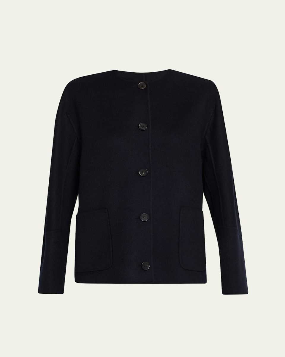 Blaney Double Cashmere Shirt Jacket